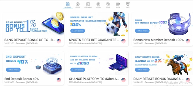 Tính năng nổi bật của 8xbet mang lại trải nghiệm cá cược hấp dẫn và an toàn.